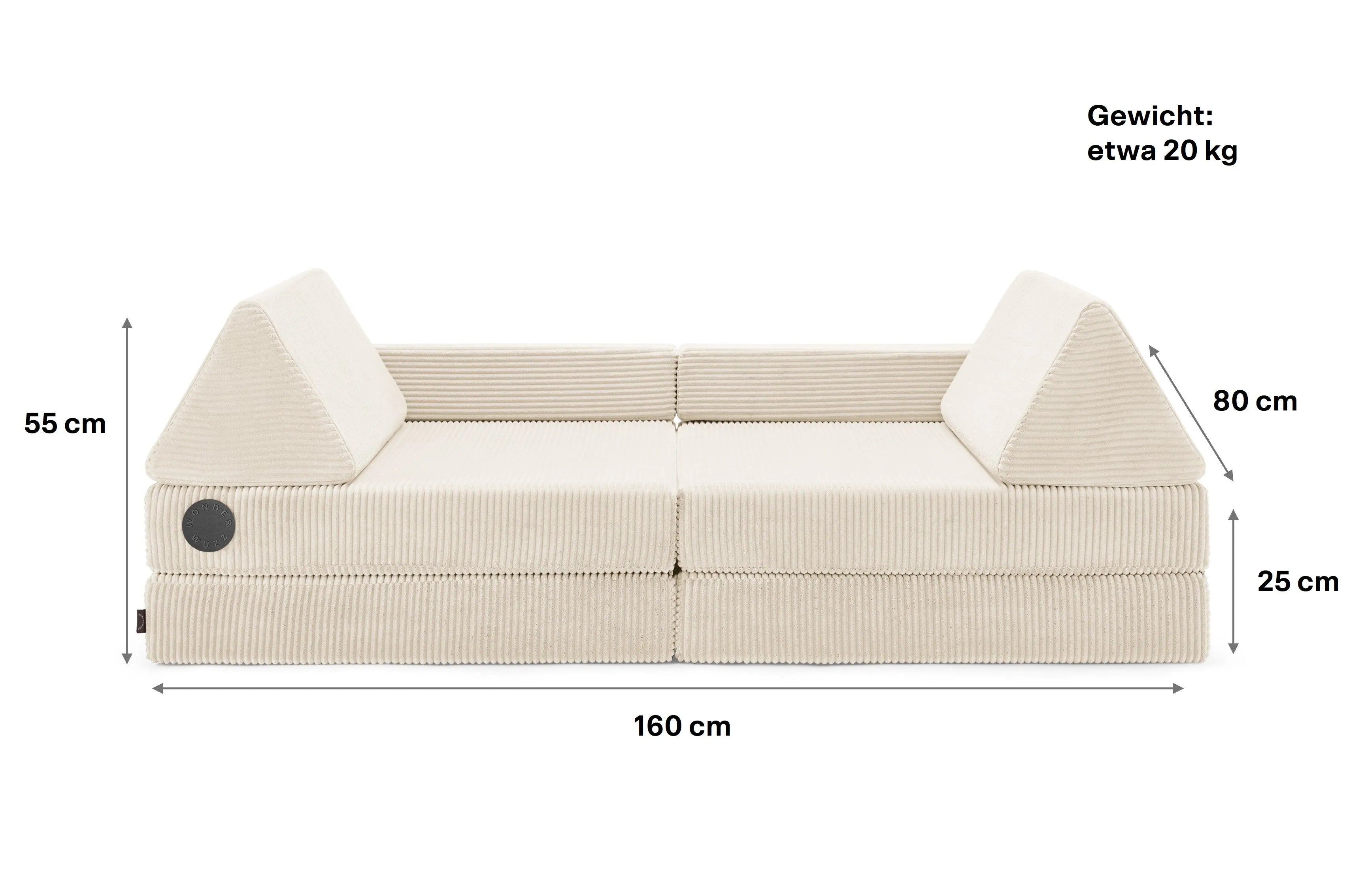 Wonderwuzz Playcouch OH SO SOFY Cord