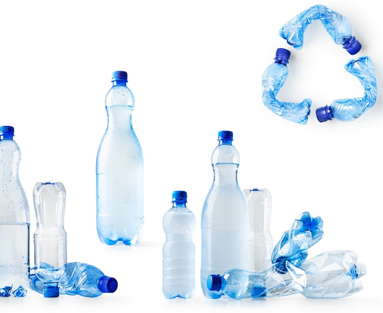 Stoff aus recycelten PET Flaschen